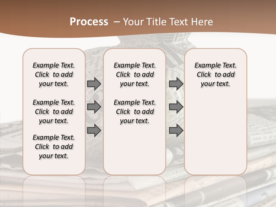 Advertisement Report Articles Background PowerPoint Template