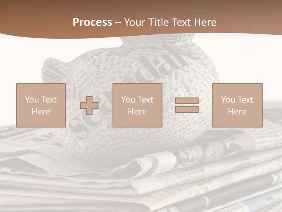 Advertisement Report Articles Background PowerPoint Template