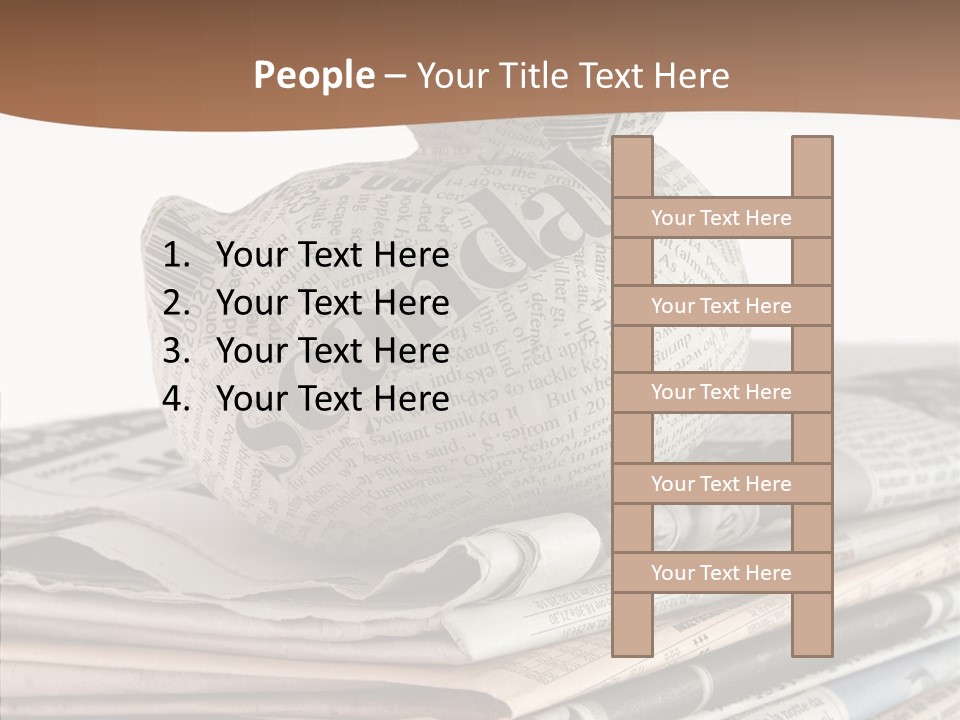 Advertisement Report Articles Background PowerPoint Template