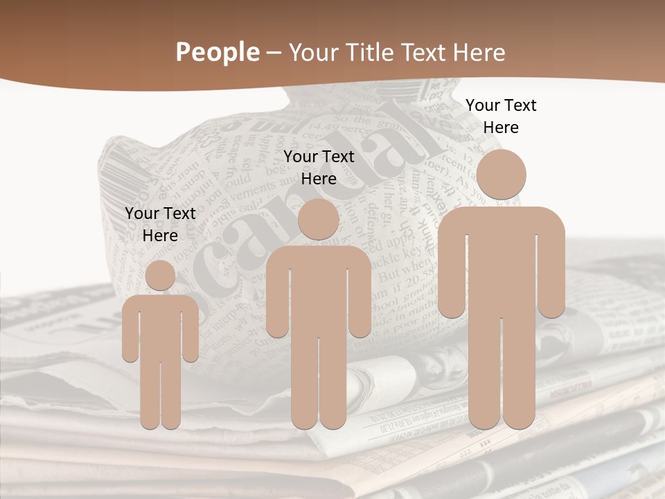 Advertisement Report Articles Background PowerPoint Template