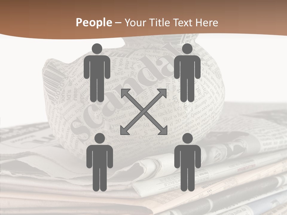 Advertisement Report Articles Background PowerPoint Template