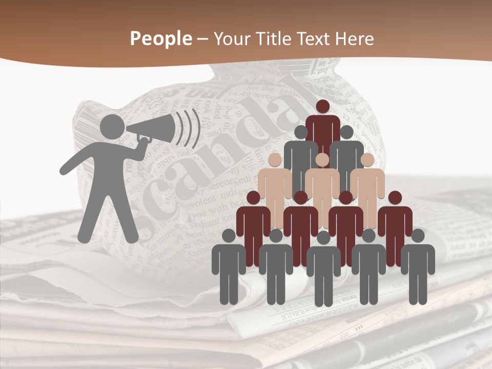 Advertisement Report Articles Background PowerPoint Template