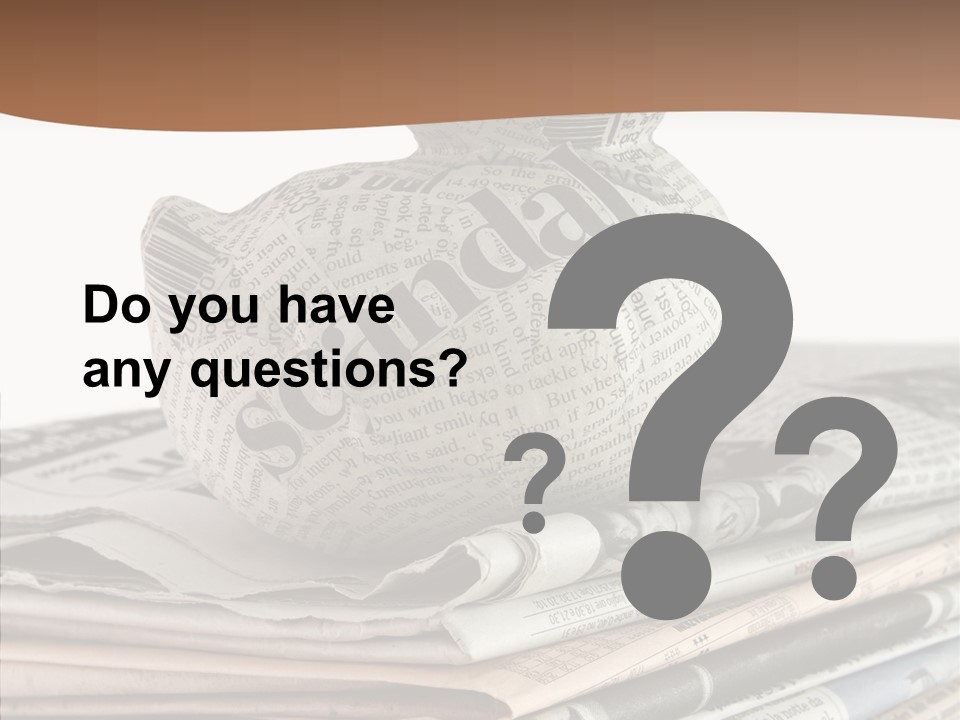 Advertisement Report Articles Background PowerPoint Template