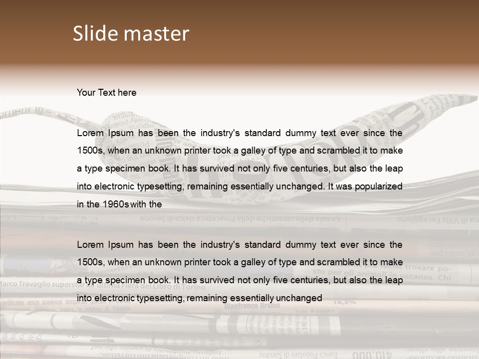 Communication Data Journalist PowerPoint Template