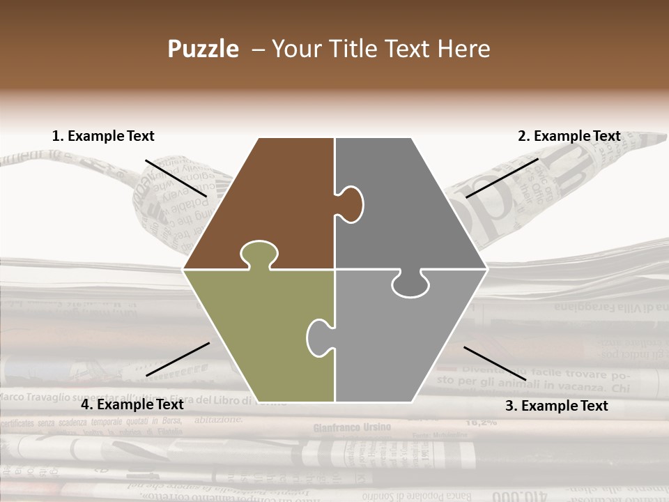 Communication Data Journalist PowerPoint Template