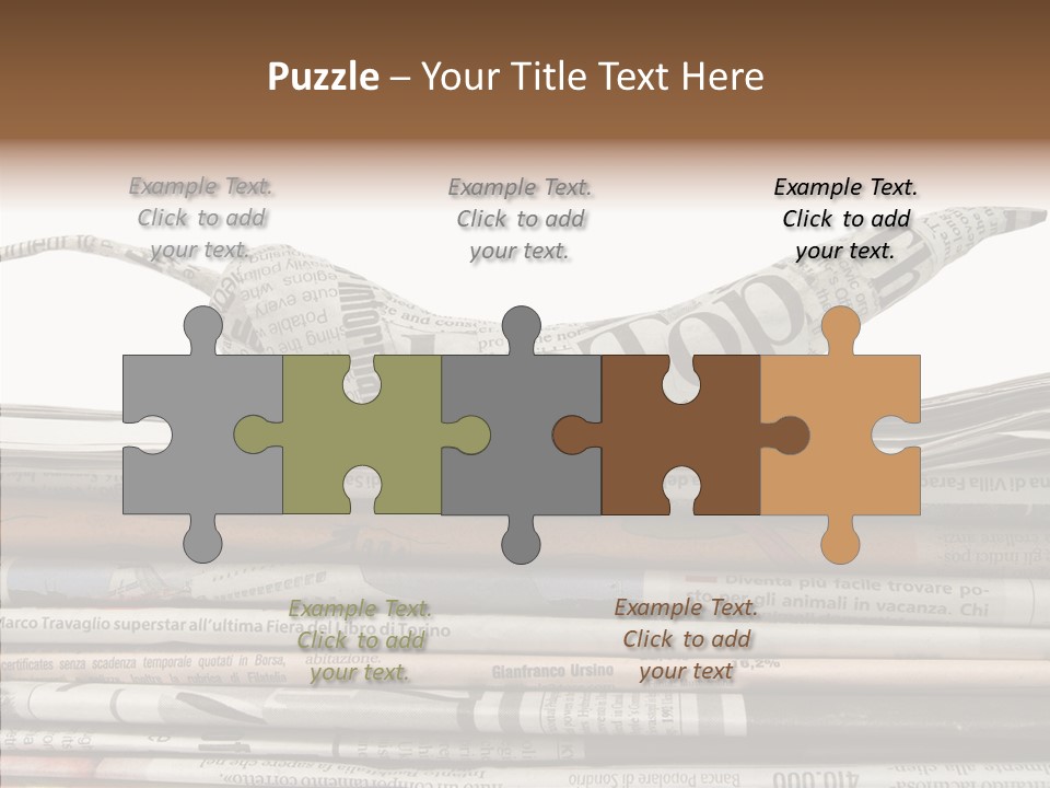 Communication Data Journalist PowerPoint Template