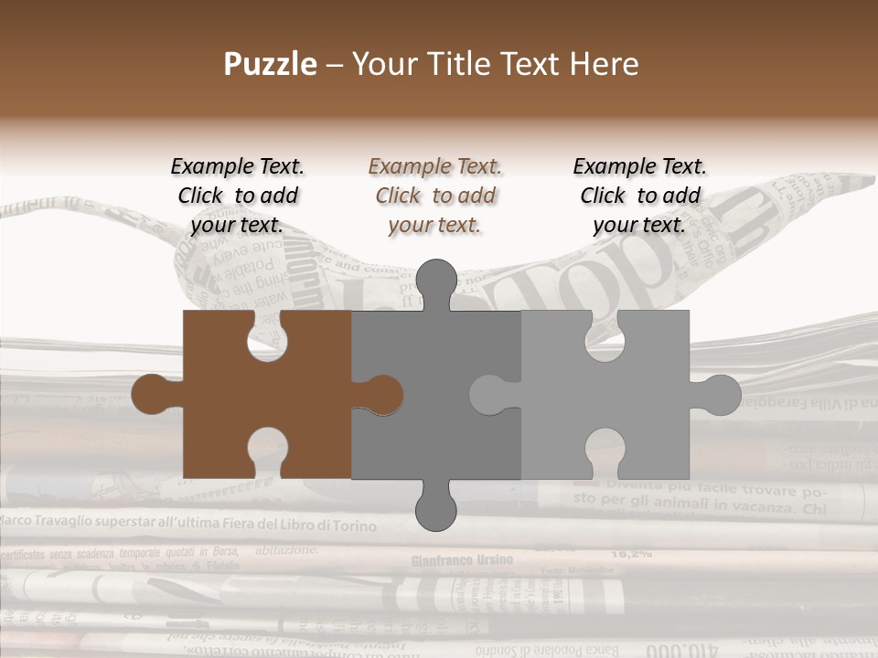 Communication Data Journalist PowerPoint Template