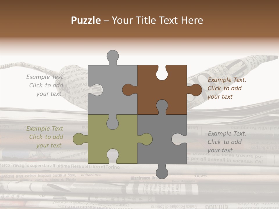 Communication Data Journalist PowerPoint Template