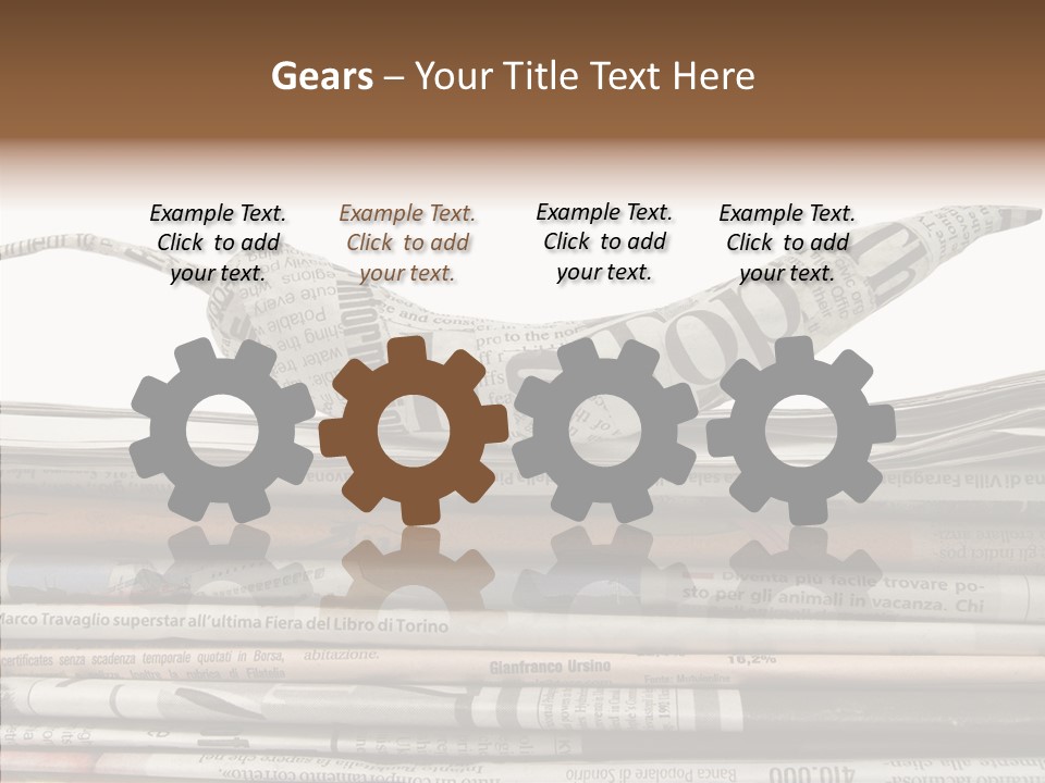 Communication Data Journalist PowerPoint Template