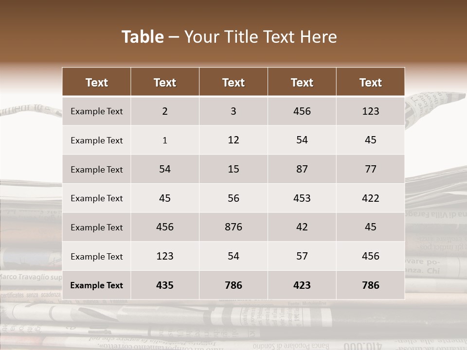 Communication Data Journalist PowerPoint Template