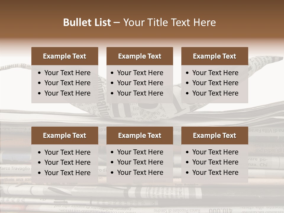Communication Data Journalist PowerPoint Template