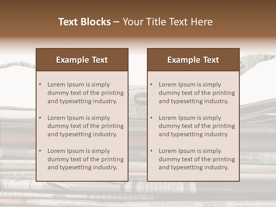 Communication Data Journalist PowerPoint Template