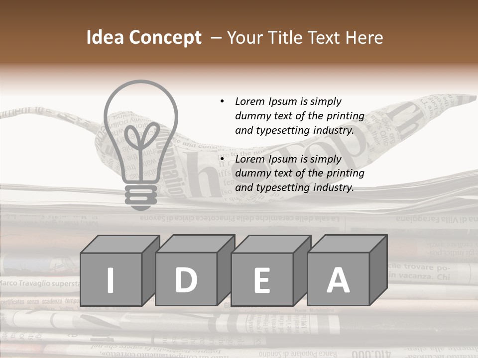 Communication Data Journalist PowerPoint Template