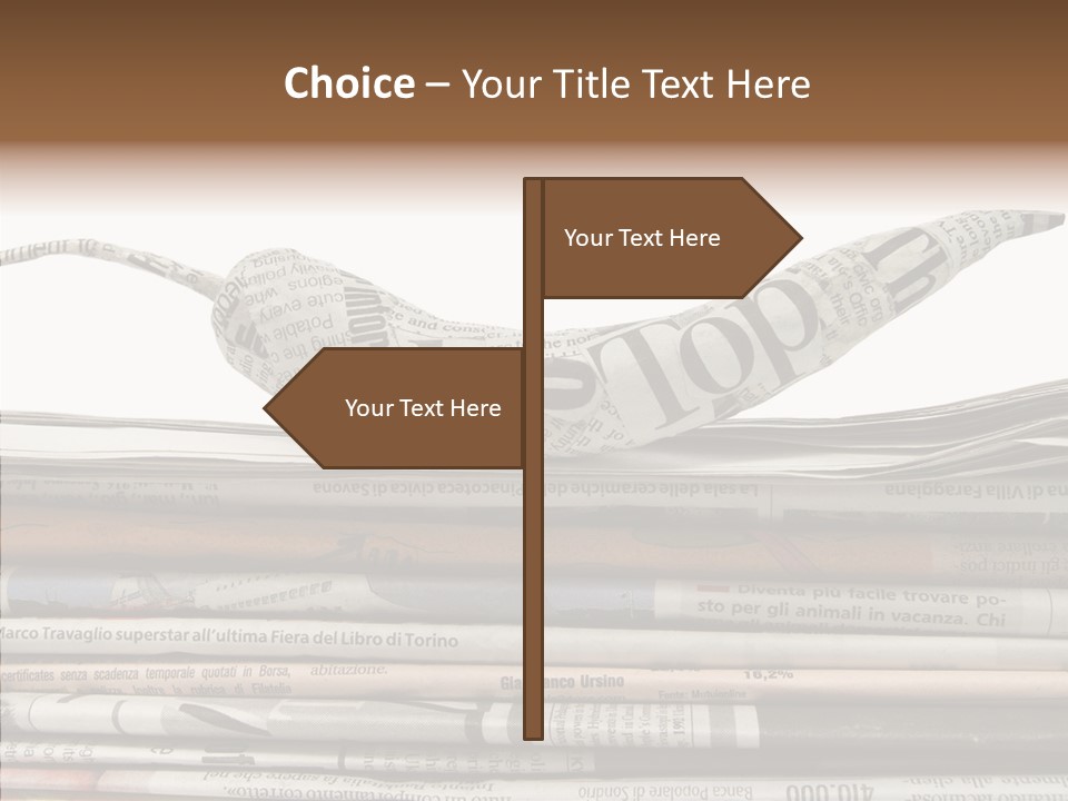 Communication Data Journalist PowerPoint Template