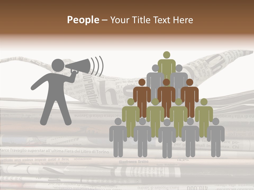 Communication Data Journalist PowerPoint Template