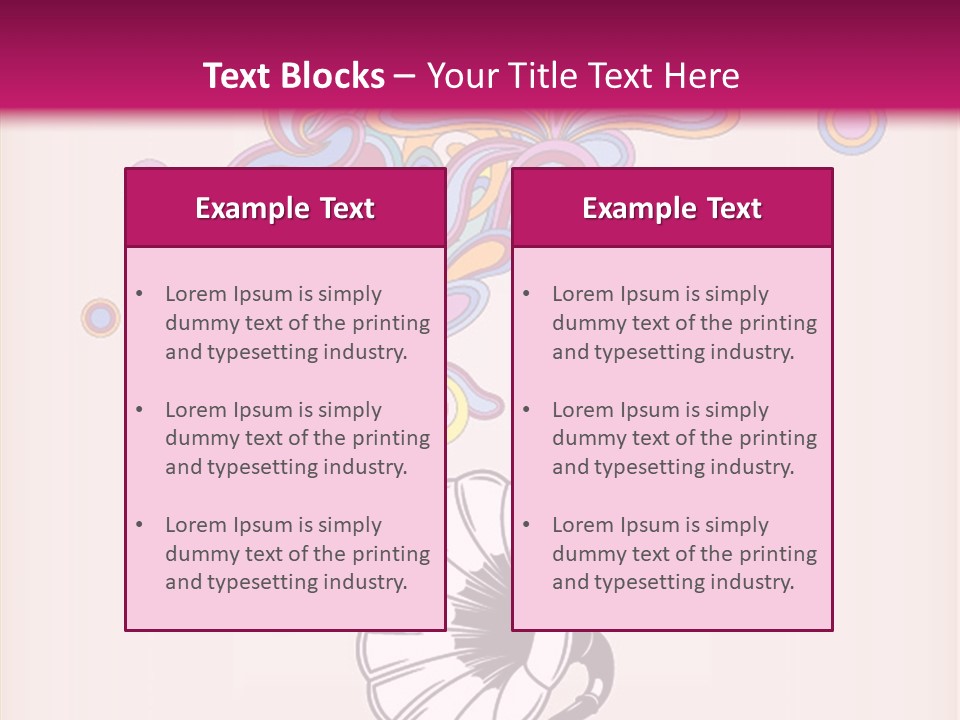 Concept Silhouette Woodstock PowerPoint Template