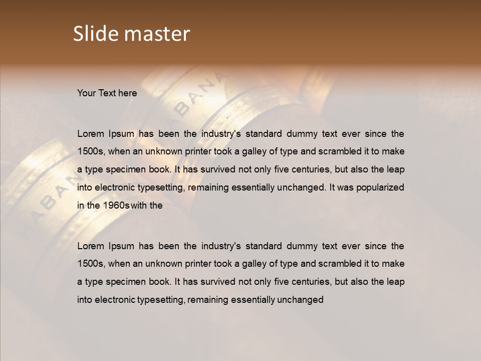 Store Relaxation Cuban PowerPoint Template