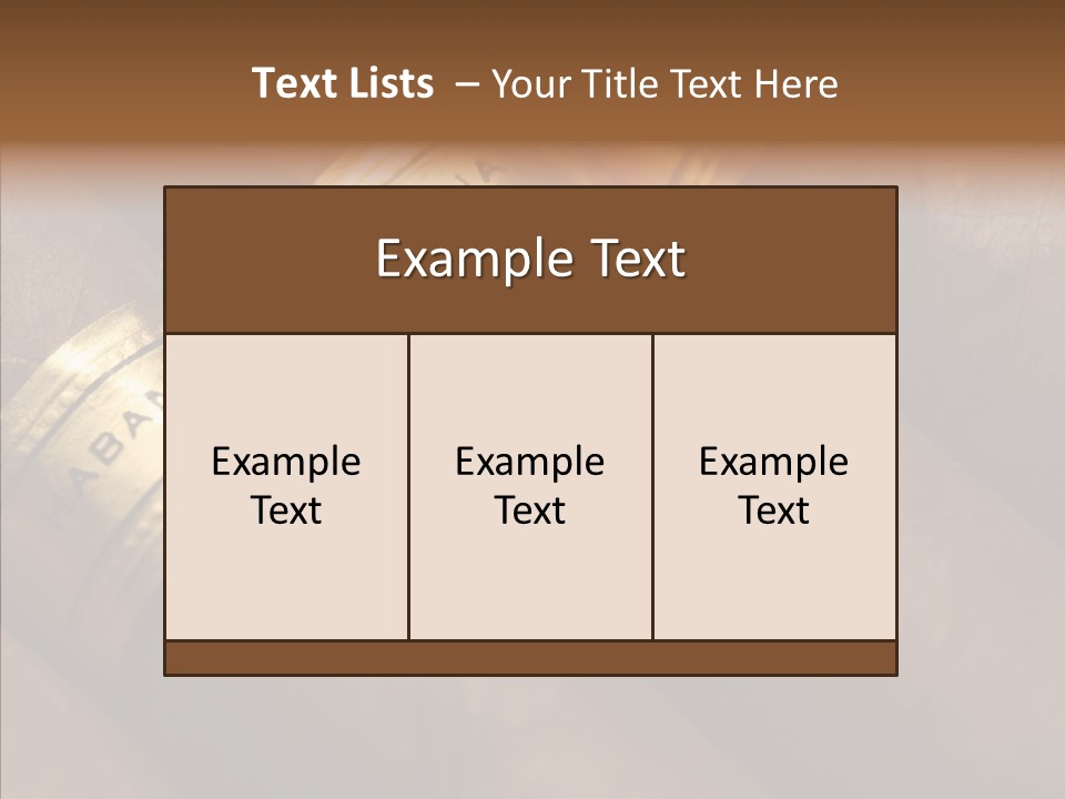 Store Relaxation Cuban PowerPoint Template