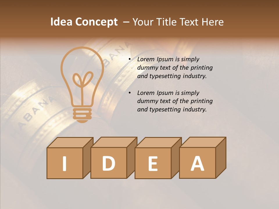 Store Relaxation Cuban PowerPoint Template