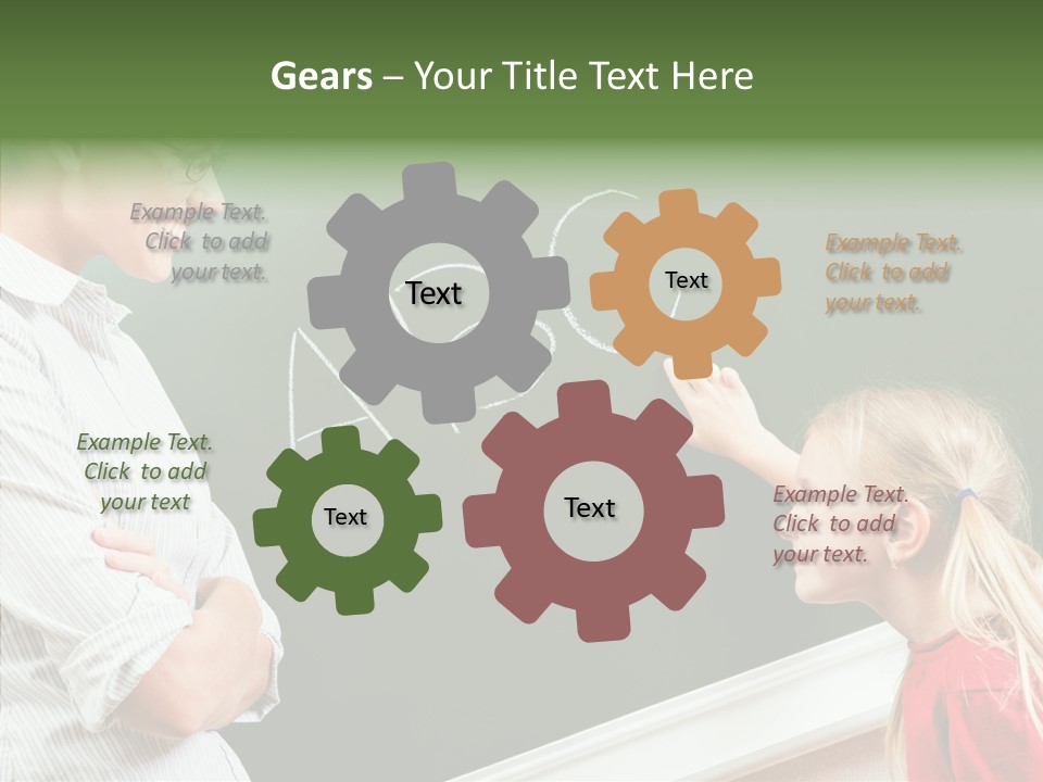 Knowledge Capital Hand PowerPoint Template