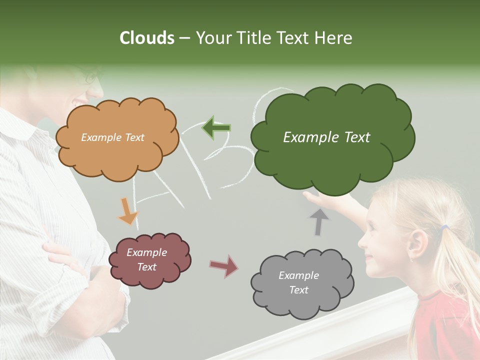 Knowledge Capital Hand PowerPoint Template