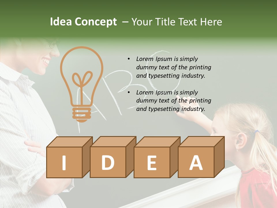 Knowledge Capital Hand PowerPoint Template