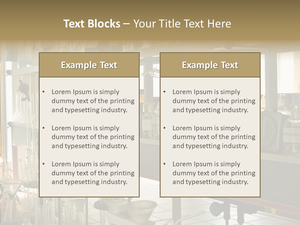 Equipment Drug Chemistry PowerPoint Template