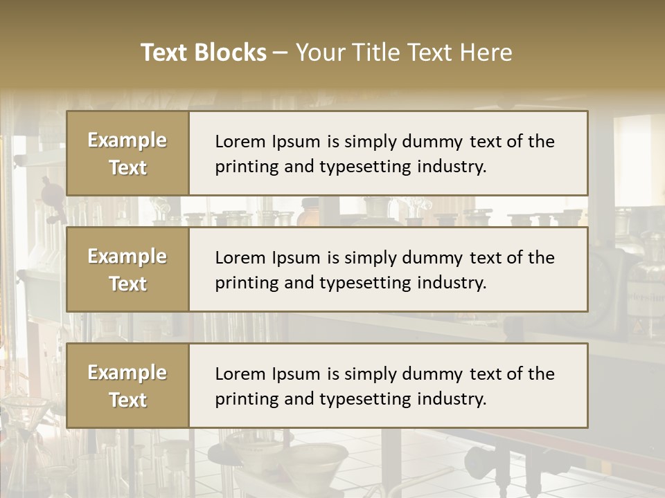 Equipment Drug Chemistry PowerPoint Template