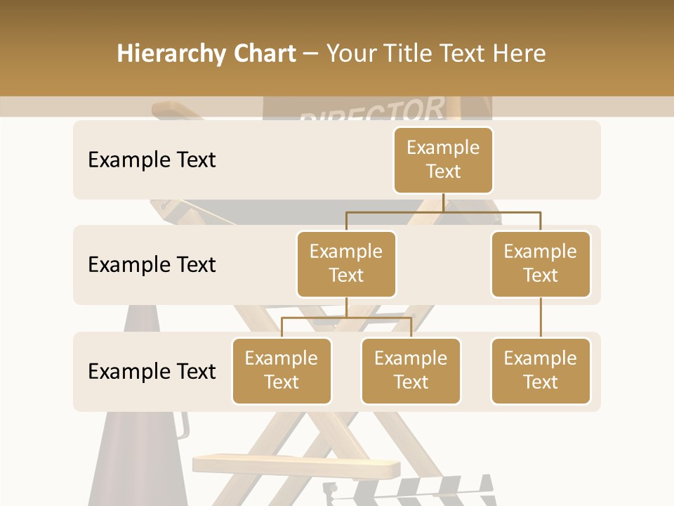 Megaphone Chair Retro PowerPoint Template
