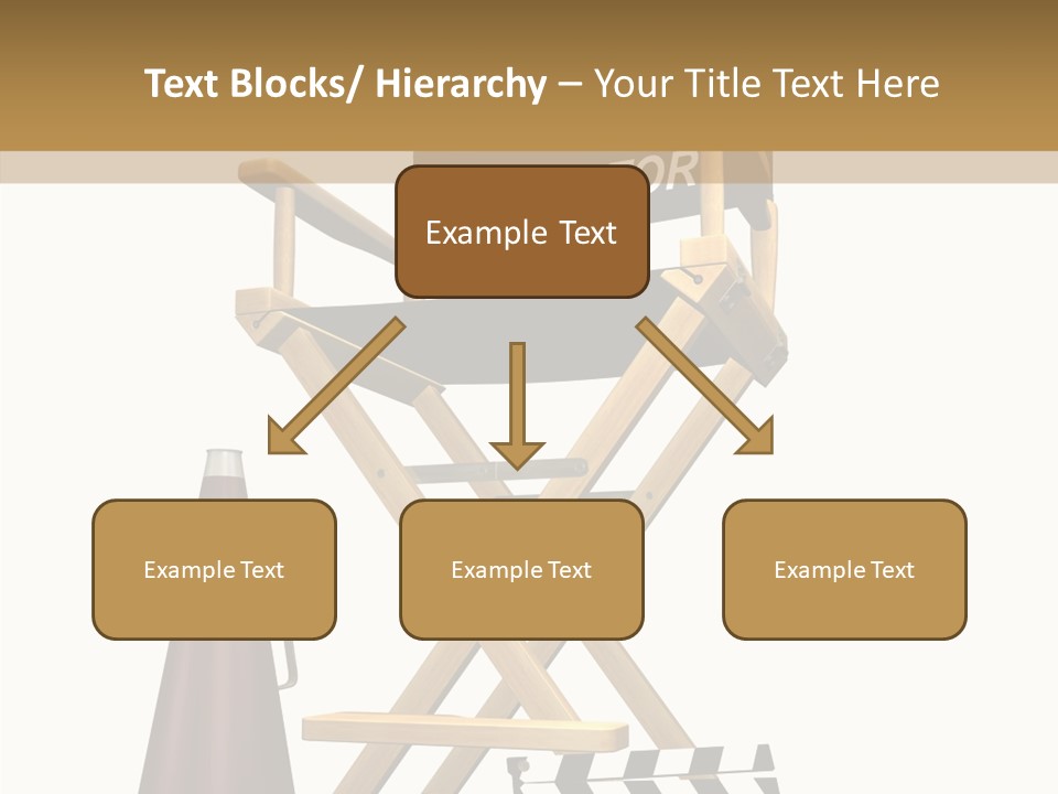 Megaphone Chair Retro PowerPoint Template