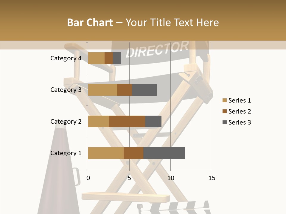 Megaphone Chair Retro PowerPoint Template