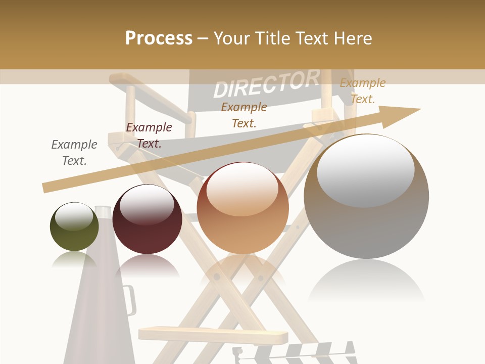 Megaphone Chair Retro PowerPoint Template