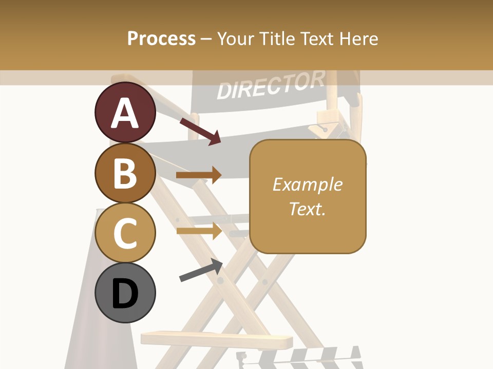Megaphone Chair Retro PowerPoint Template