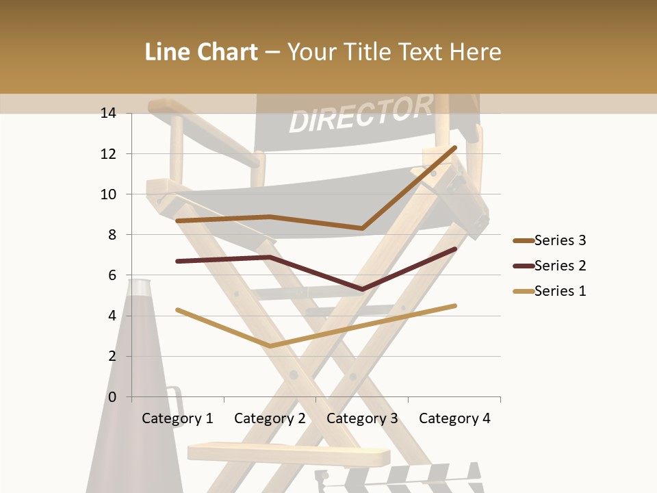 Megaphone Chair Retro PowerPoint Template