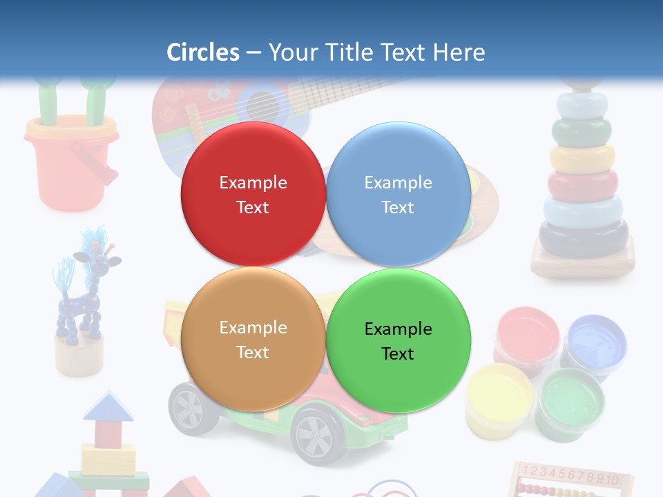 Education Red Play PowerPoint Template