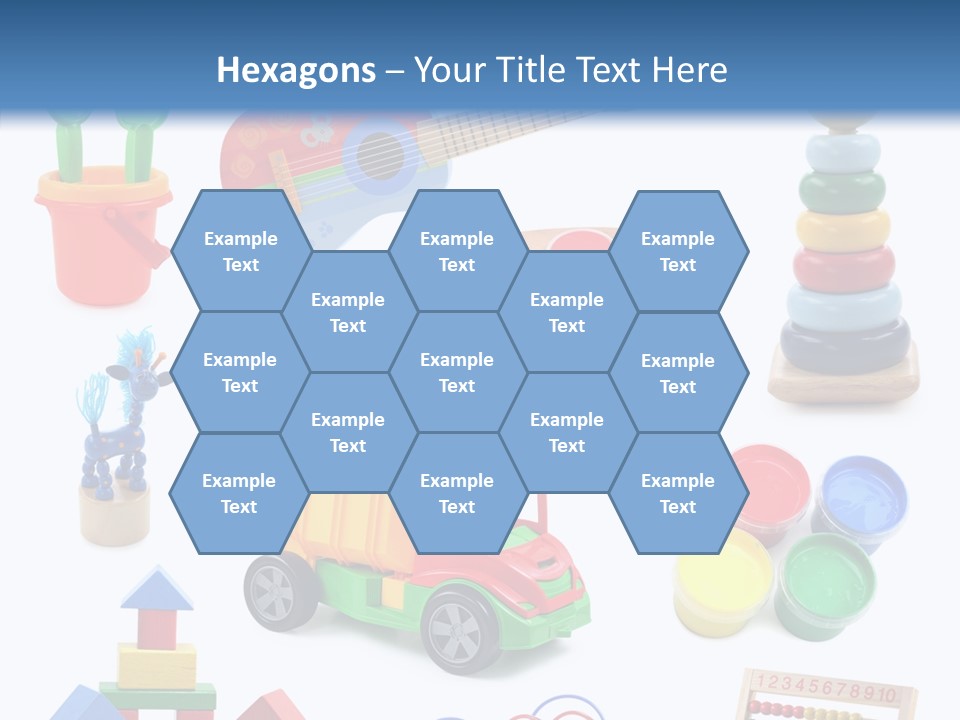 Education Red Play PowerPoint Template