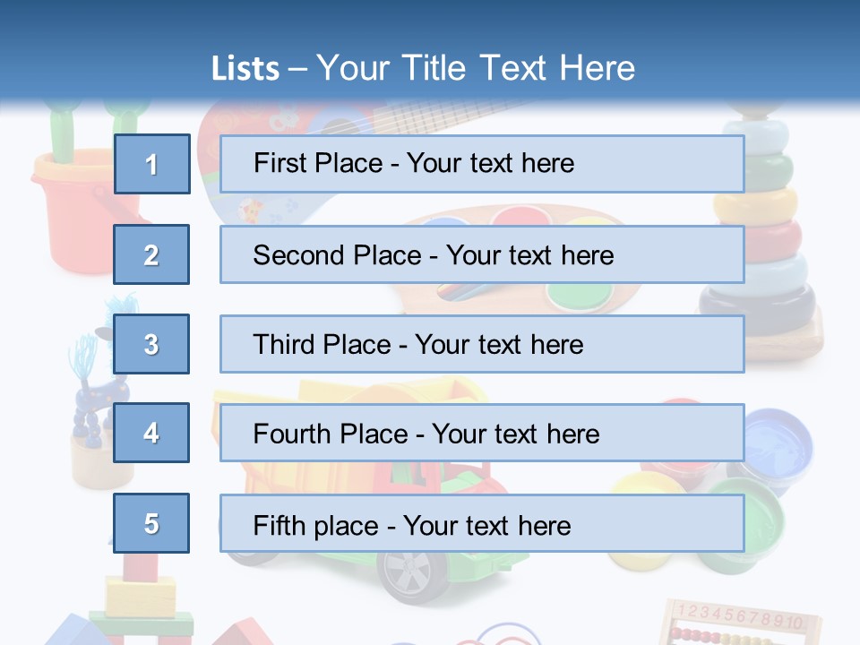 Education Red Play PowerPoint Template