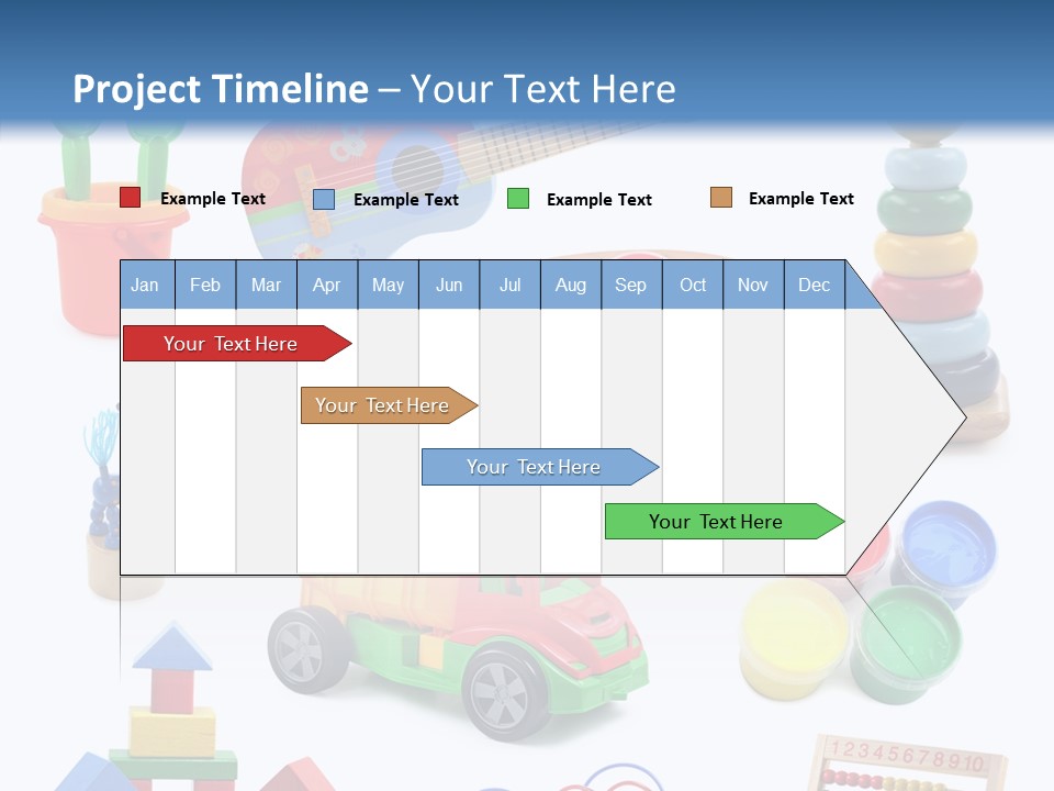 Education Red Play PowerPoint Template