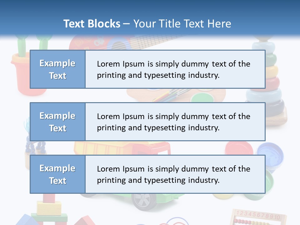 Education Red Play PowerPoint Template