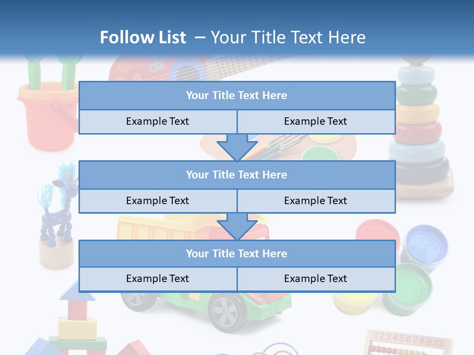 Education Red Play PowerPoint Template