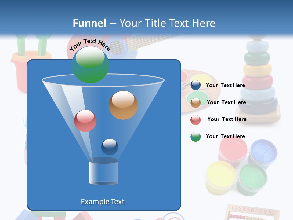 Education Red Play PowerPoint Template