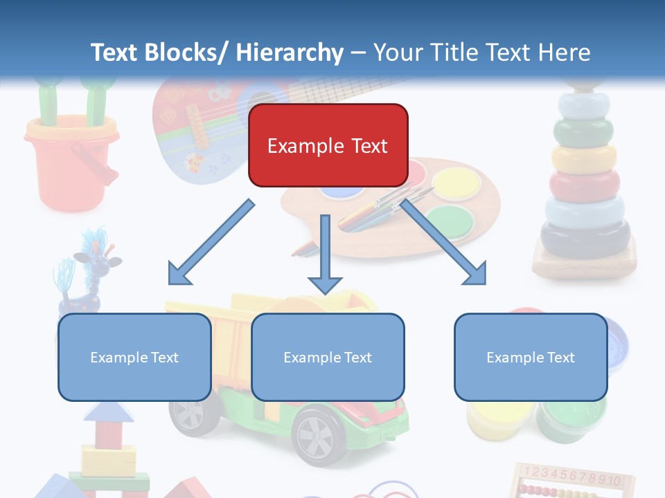 Education Red Play PowerPoint Template