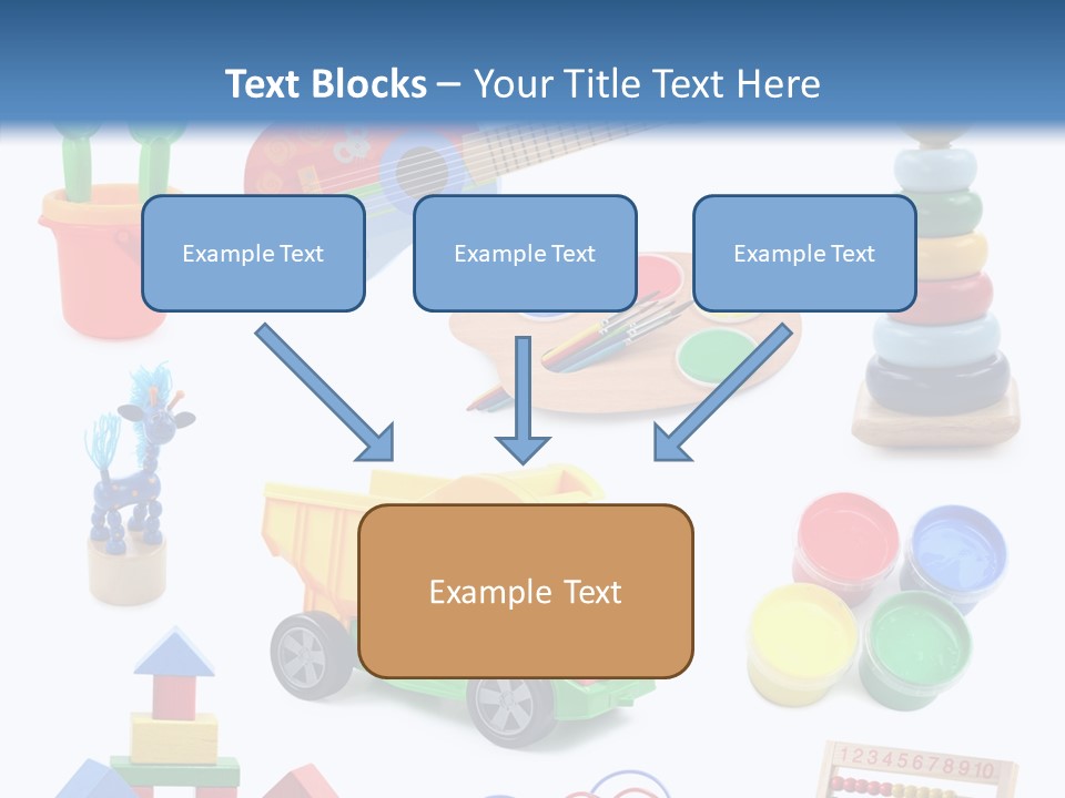 Education Red Play PowerPoint Template