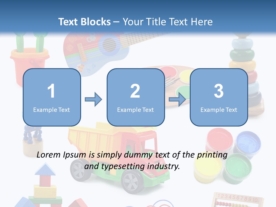 Education Red Play PowerPoint Template