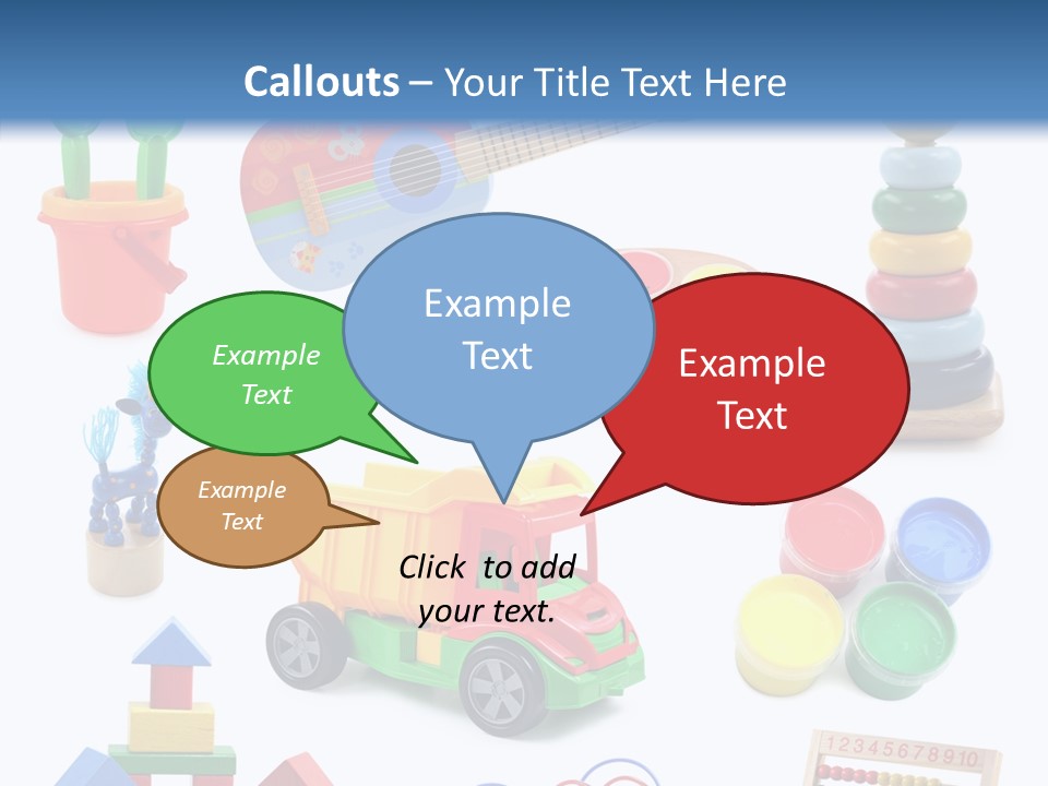 Education Red Play PowerPoint Template