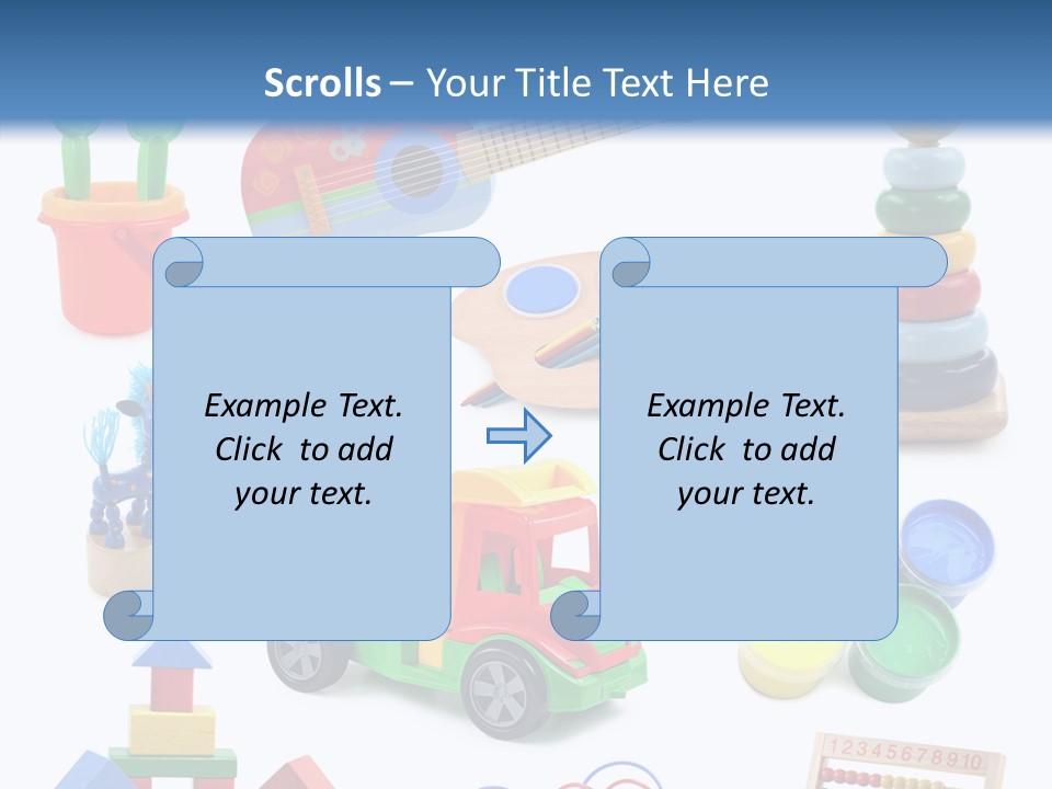Education Red Play PowerPoint Template