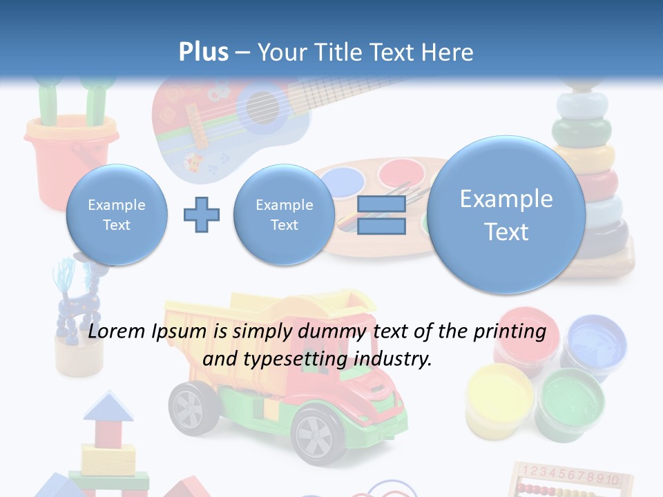 Education Red Play PowerPoint Template