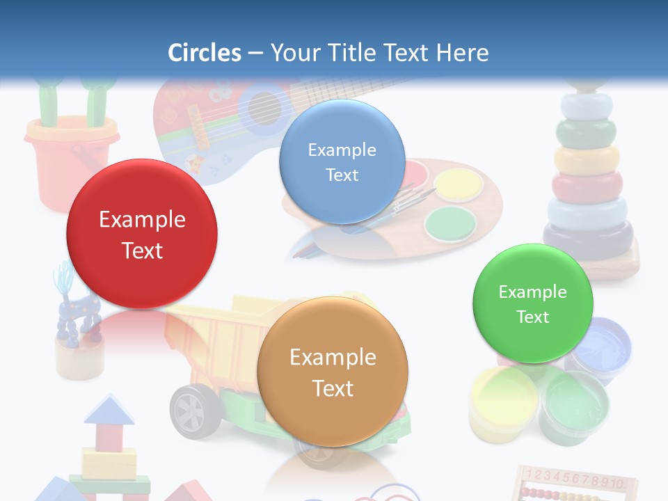 Education Red Play PowerPoint Template