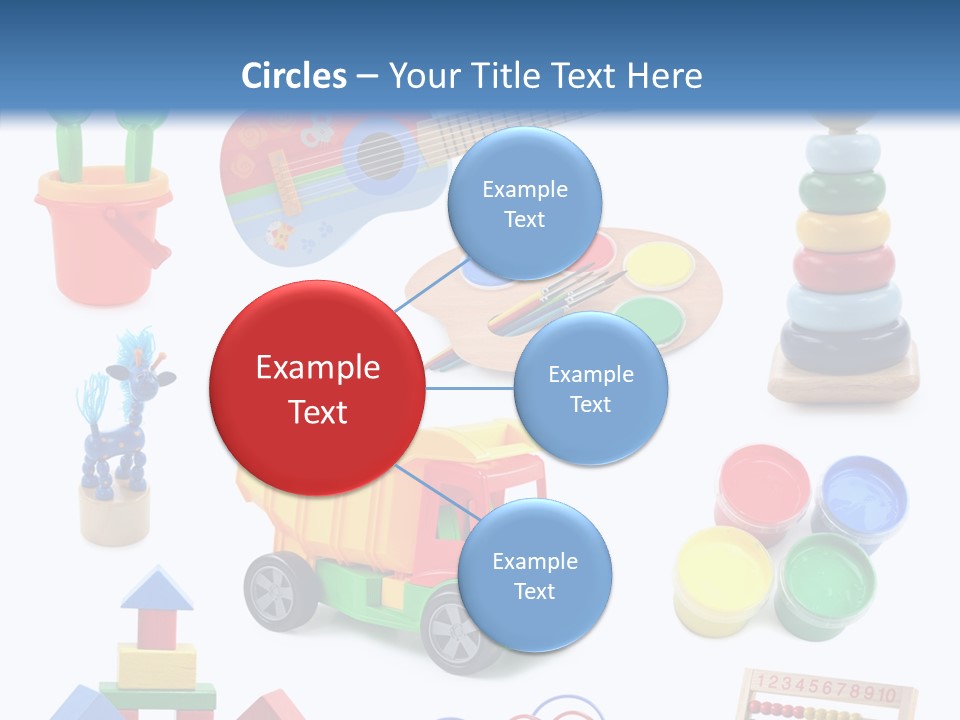 Education Red Play PowerPoint Template