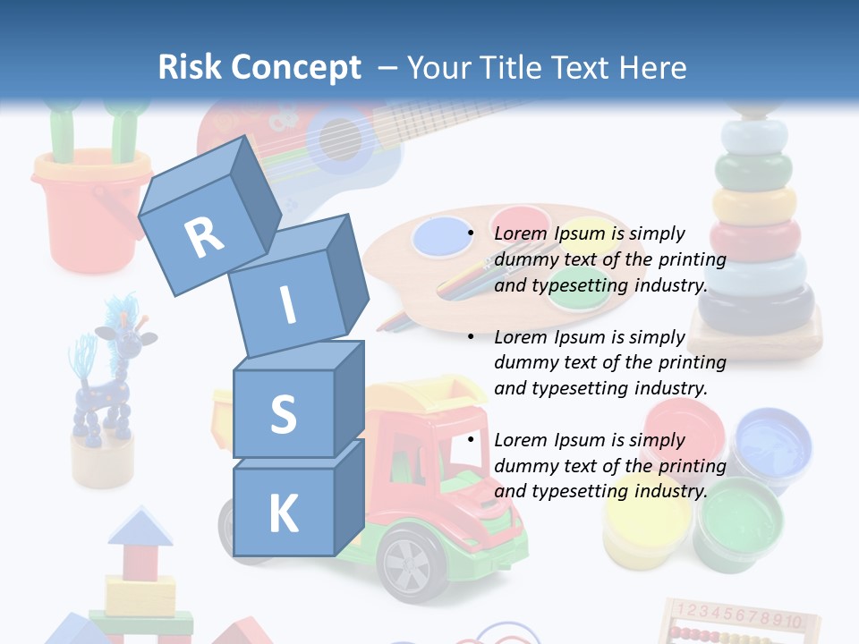 Education Red Play PowerPoint Template